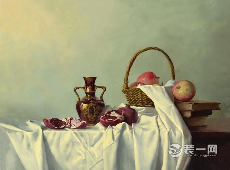 上海装修网设计师小王认为,家庭装修如果在客厅摆放一幅油画是很能