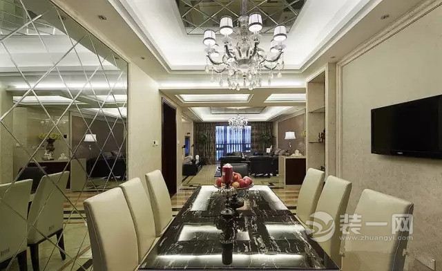 104平米时尚简约风格装修效果图